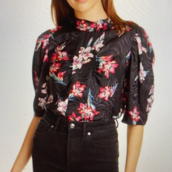 Rebecca Taylor Noha Silk Blouse - Picture 9 of 12